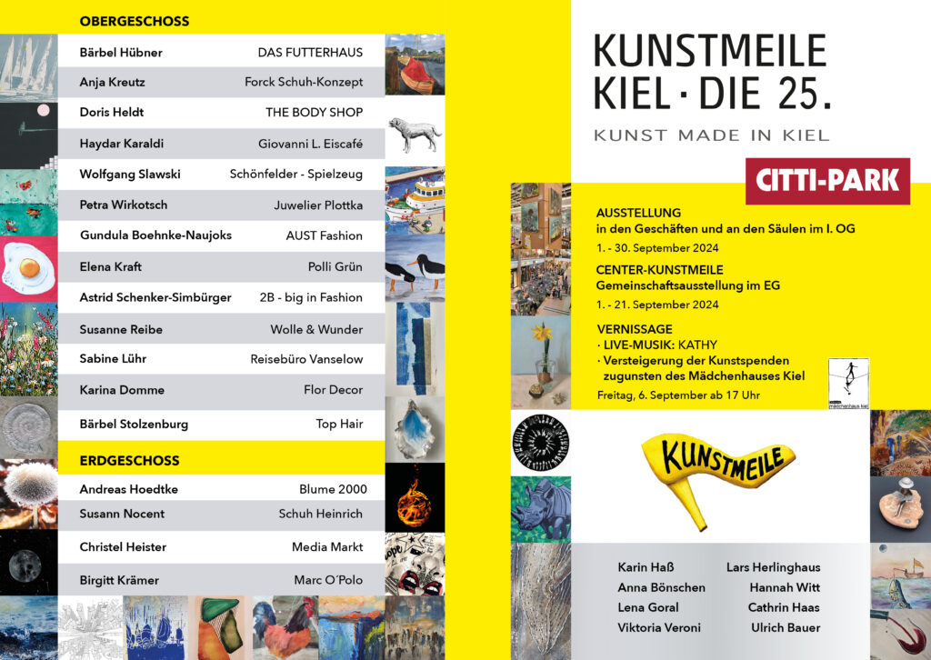 Kunstmeile Kiel 2024 Citti Park Ausstellung Kunst